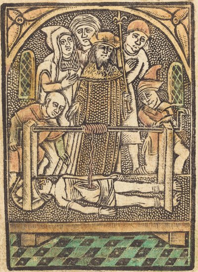 Den hellige Erasmus av German 15th Century