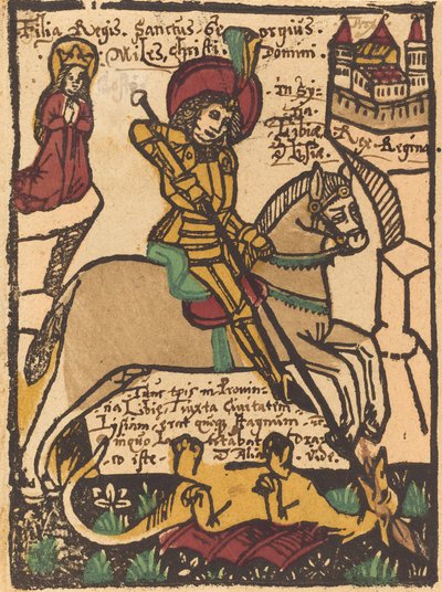 Saint George av German 15th Century
