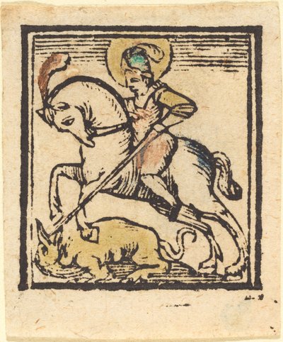 Saint George av German 15th Century