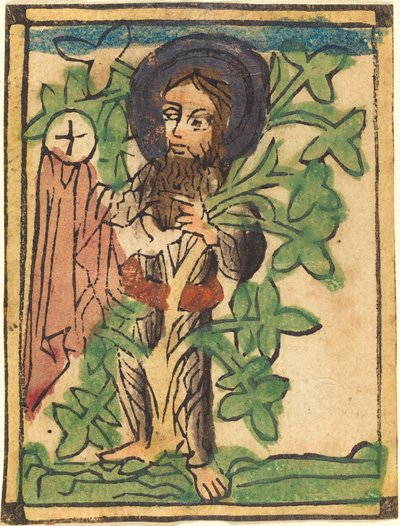 Den hellige Onuphrius av German 15th Century