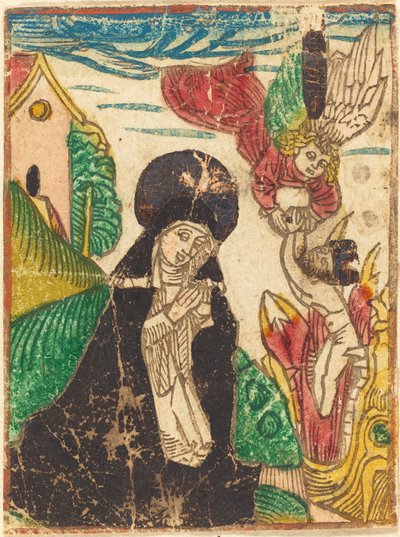 Den hellige Ottilia av German 15th Century