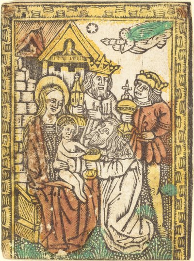 Tilbedelsen av magiene av German 15th Century