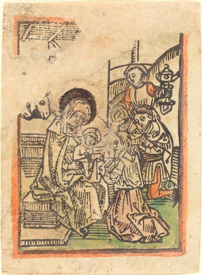 Tilbedelsen av magiene av German 15th Century
