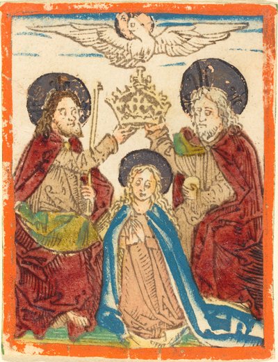Jomfruens kroning av German 15th Century