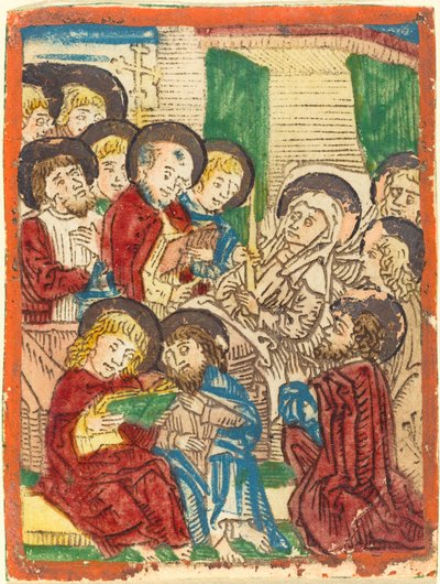 Jomfruens død av German 15th Century