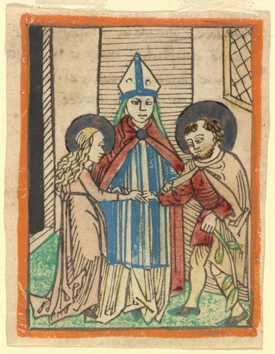 Jomfruens ekteskap av German 15th Century