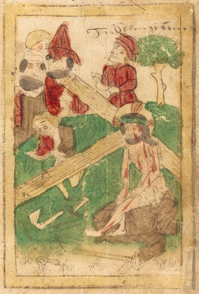 Forberedelsen til korsfestelsen av German 15th Century