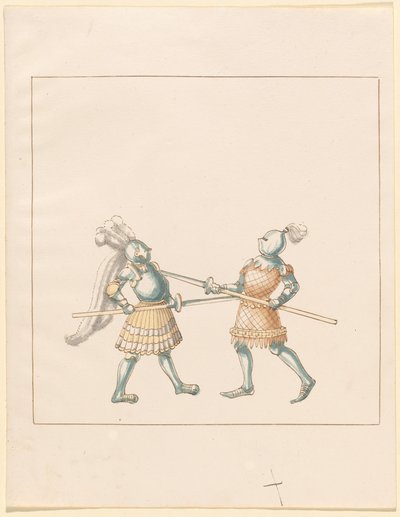 Freydal, The Book of Jousts and Tournament of Emperor Maximilian I: Combats on Foot (Jousts) (Volum III): Plate 148 av German 16th Century