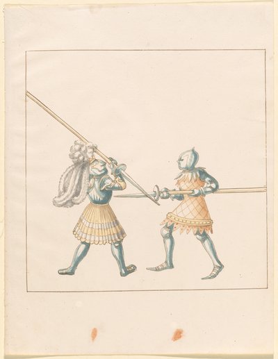 Freydal, The Book of Jousts and Tournament of Emperor Maximilian I: Combats on Foot (Jousts) (Volum III): Plate 147 av German 16th Century