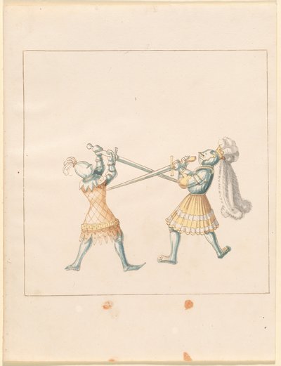Freydal, The Book of Jousts and Tournament of Emperor Maximilian I: Combats on Foot (Jousts) (Volum III): Plate 159 av German 16th Century