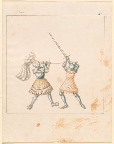 Freydal, The Book of Jousts and Tournament of Emperor Maximilian I: Combats on Foot (Jousts) (Volum III): Plate 157 av German 16th Century