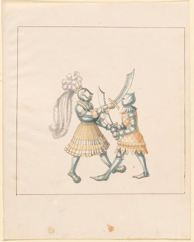 Freydal, The Book of Jousts and Tournament of Emperor Maximilian I: Combats on Foot (Jousts) (Volum III): Plate 153 av German 16th Century