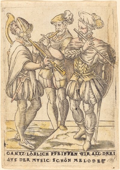 Gantz loblich Pfeiffen vi alle tre avs de Mvsic: Schon Melodey av German 16th Century
