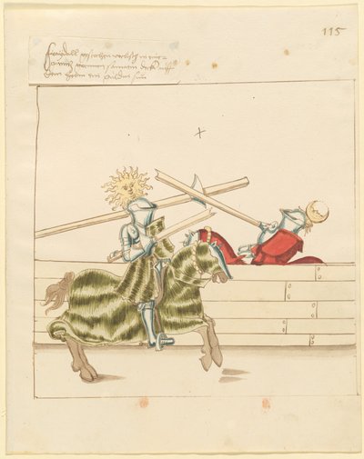 Italiensk fredsturnering av German 16th Century