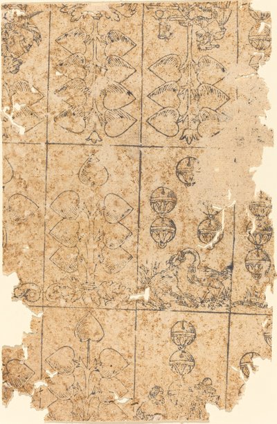 Spille kort av German 16th Century