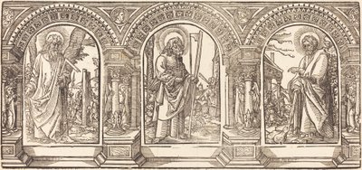 Kristus og hans disipler IV av German 16th Century after Martin Schongauer