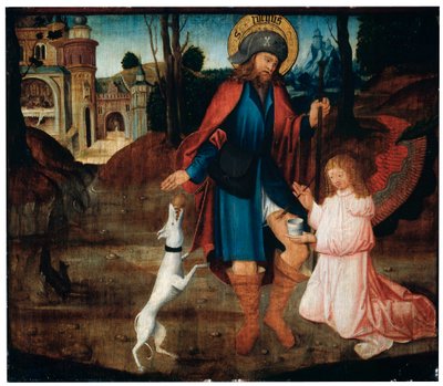 The Healing of Saint Roch, slutten av 1400-tallet av German Master