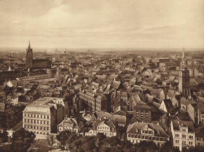 Hjertet av gamlebyen, Hannover (s/h-bilde) av German Photographer