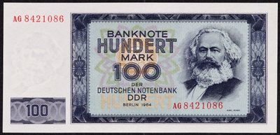 En hundre marks seddel, 1964 av German School