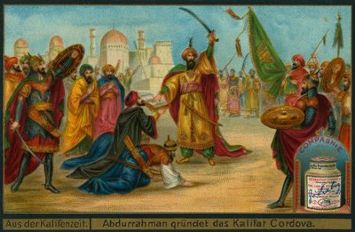 Abd-ar-Rahman III utroper seg selv til kalif av Cordoba, Liebig Card av German School