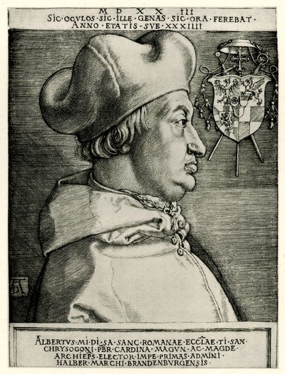 Albert av Brandenburg av German School