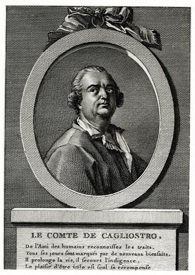 Alexander Graf Cagliostro av German School