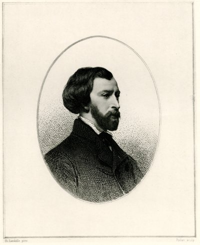 Alfred de Musset av German School