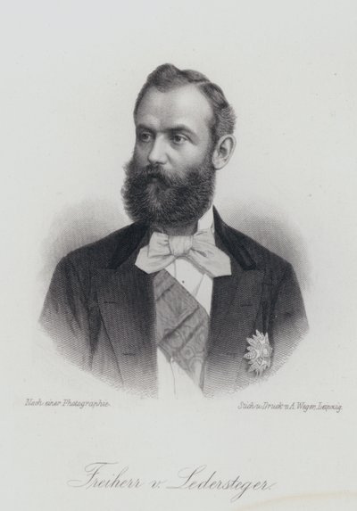 Alois Ledersteger , østerriksk forfatter (gravering) av German School