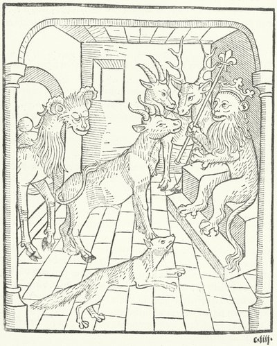 En illustrasjon fra Visdommens bok (gravering) av German School