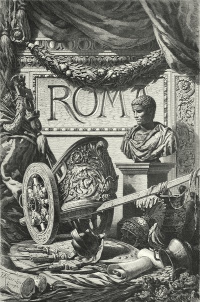 Antikkens Roma (gravering) av German School