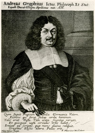 Andreas Gryphius av German School