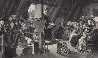Anne Askew forkynner den lutherske lære av German School