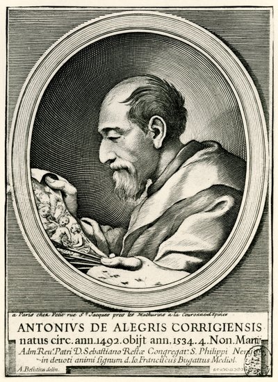 Antonio Allegri fra Correggio av German School