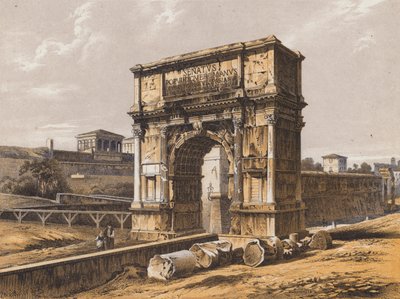 Titusbuen, Roma (fargelitografi) av German School