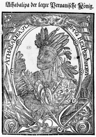 Atahualpa (ca. 1502-33) av German School