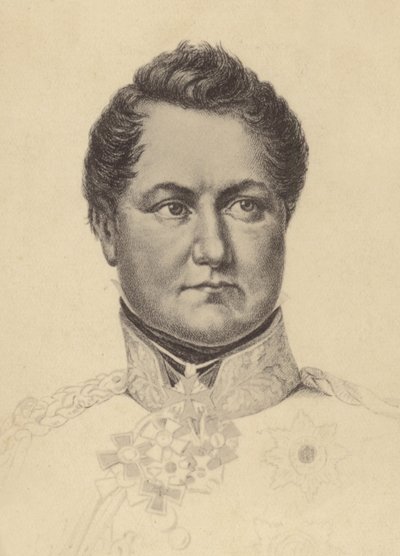 august grev Neidhardt av Gneisenau av German School
