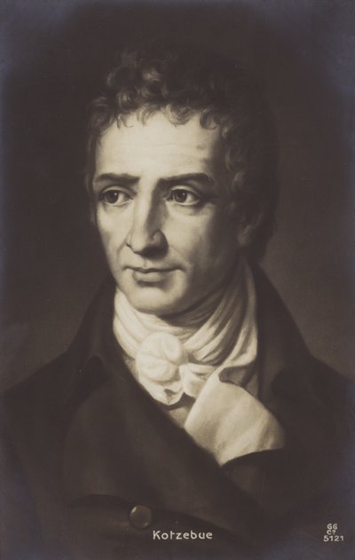August Kotzebue (1761–1819), tysk dramatiker og forfatter (lito) av German School