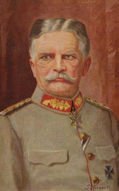 August von Mackensen , tysk soldat og feltmarskalk under første verdenskrig av German School