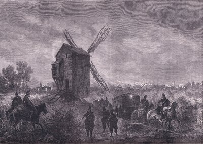 Før Orleans, Cassells historie om krigen mellom Frankrike og Tyskland utgitt av Cassell and Company Limited, ca. 1890 (litho) av German School