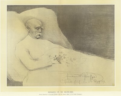 Bismarck på dødsleiet av German School