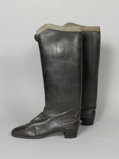 Støvler, 3. von Zieten Hussars, båret av HRH The Duke of Connaught, før 1914 (støvel) av German School