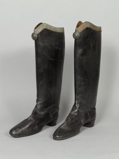 Støvler, 3. von Zieten Hussars, båret av HRH The Duke of Connaught, før 1914 (støvel) av German School
