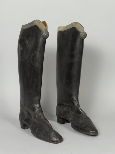 Støvler, 3. von Zieten Hussars, båret av HRH The Duke of Connaught, før 1914 (støvel) av German School