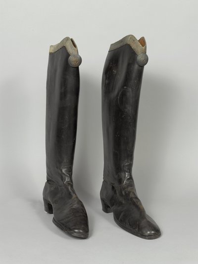 Støvler, 3. von Zieten Hussars, båret av HRH The Duke of Connaught, før 1914 (støvel) av German School