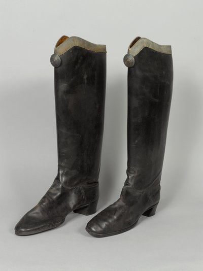 Støvler, 3. von Zieten Hussars, båret av HRH The Duke of Connaught, før 1914 (støvel) av German School