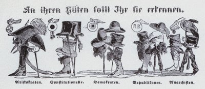 Ved hattene deres skal du kjenne dem (litho) av German School