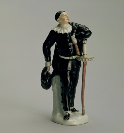 Kaptein fra Commedia dellArte-serien av Wenzel Neu (d.1774), for Kloster-Veilsdorf-fabrikken, 1764-5 (porselen) av German School