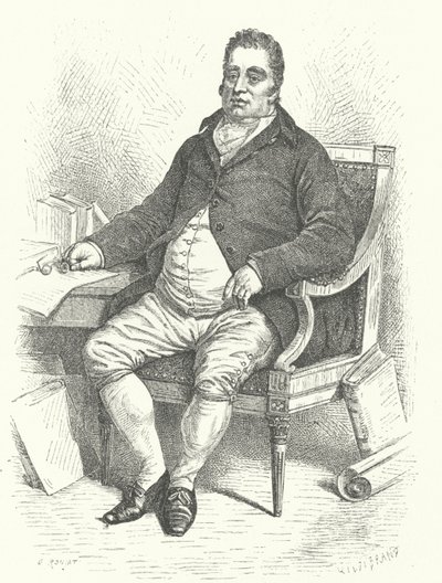 Charles James Fox , engelsk whig-politiker (gravering) av German School