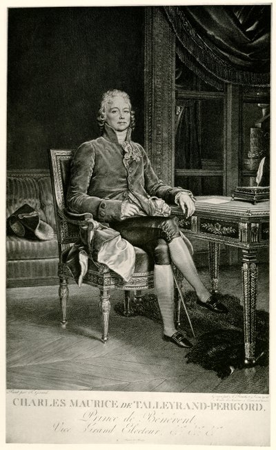 Charles Maurice Herzog av Talleyrand-Perigord av German School