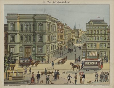 Bytransport (farge litho) av German School
